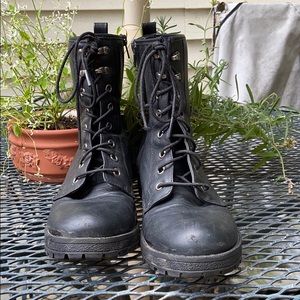 Well Used Madden Girl Combat Boots